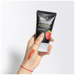 FarmStay / Маска-пленка для носа с экстрактом клубники Real Strawberry Peel-off Nose Pack, 60 г