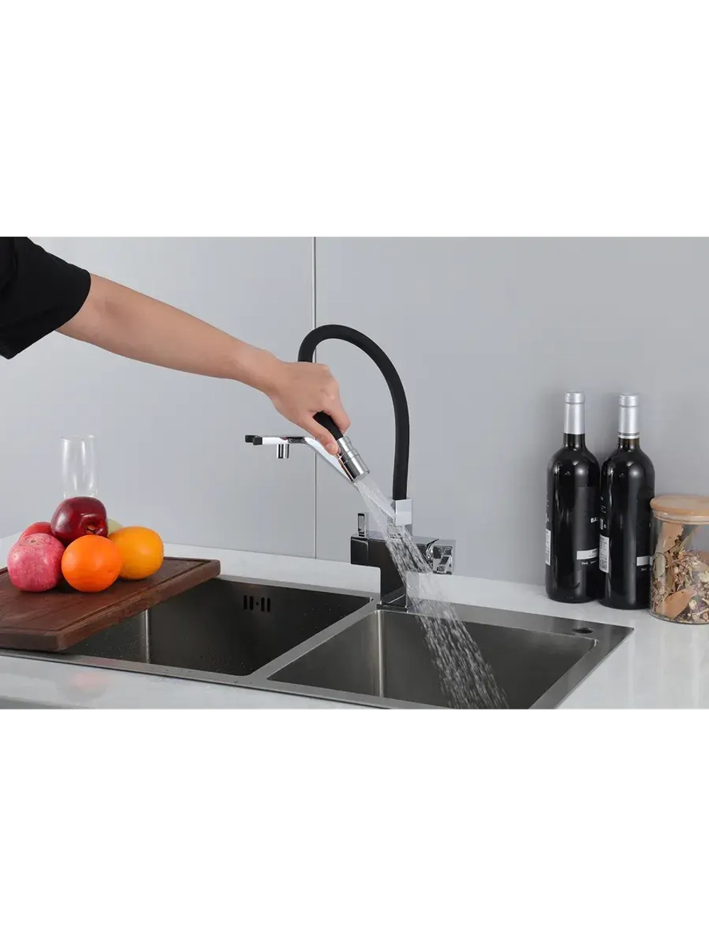 Смеситель для кухни с подключением к фильтру Gappo G4395-60