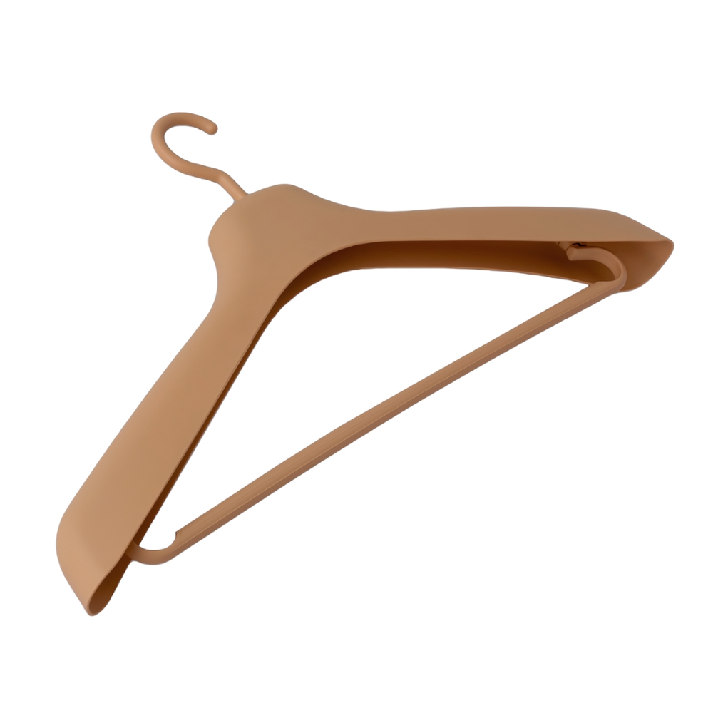Вешалка "Элластик" средняя с вращающимся крючком, цвет бежевый