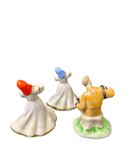 Фарфоровые статуэтки "Русский перепляс" (Дулёво)