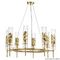 Подвесная люстра Crystal Lux Primavera SP8 Gold