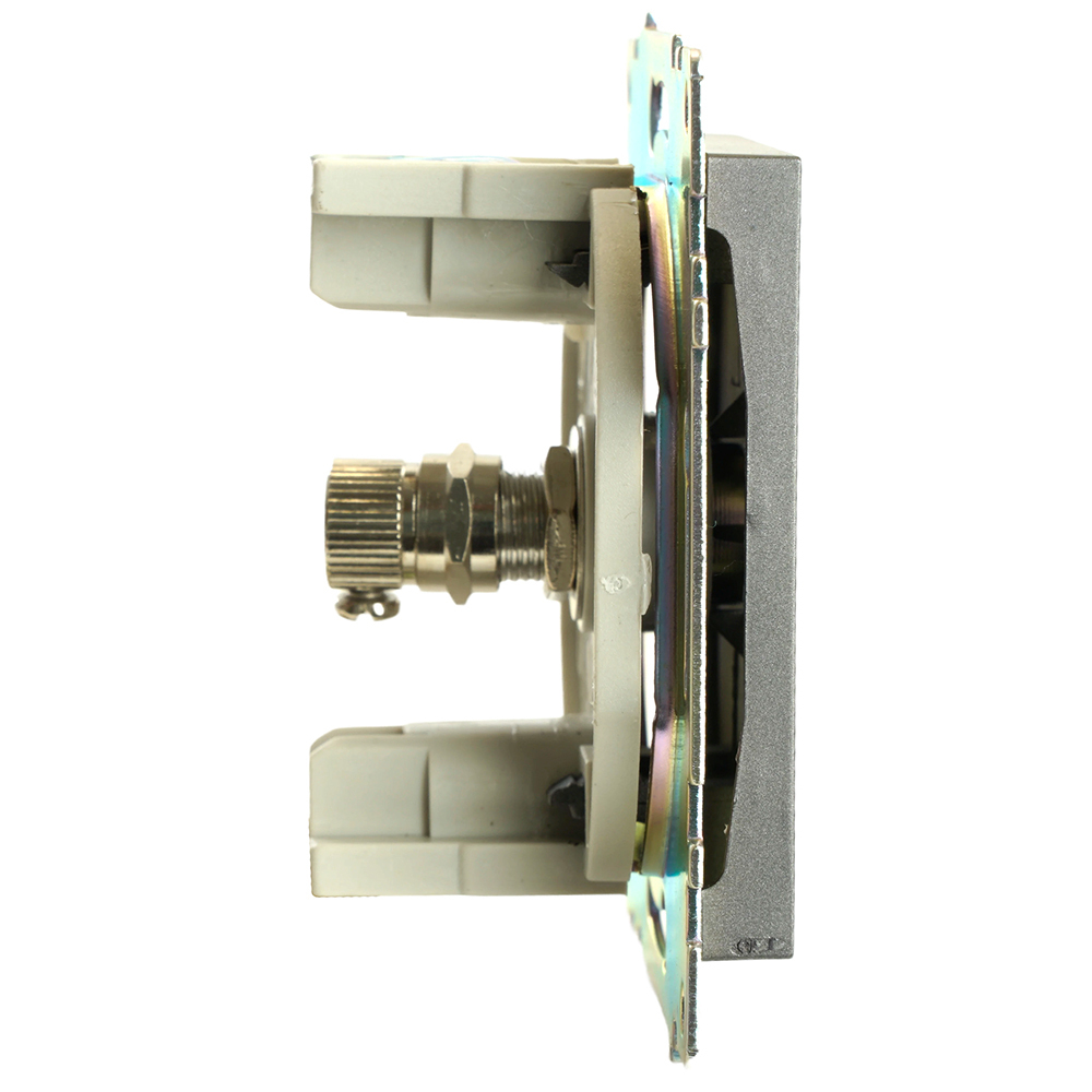 Розетка телевизионная 1-местная (механизм), 75 Ом, 5-862МГц, серия Катрин, графит, GLS00-7108-06 49419