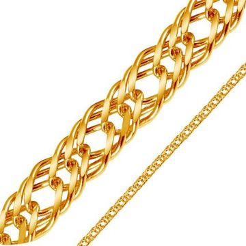 Цепочка Тройной ромб 6 мм