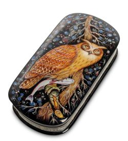 Народные промыслы ШК-45/35 Шкатулка «Сова» исп. Орлова