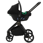 Коляска 4 в 1 Sweet Baby SBL Massimo + автокресло Elegante Plus с базой i-Size ISOFIX DK780 Black