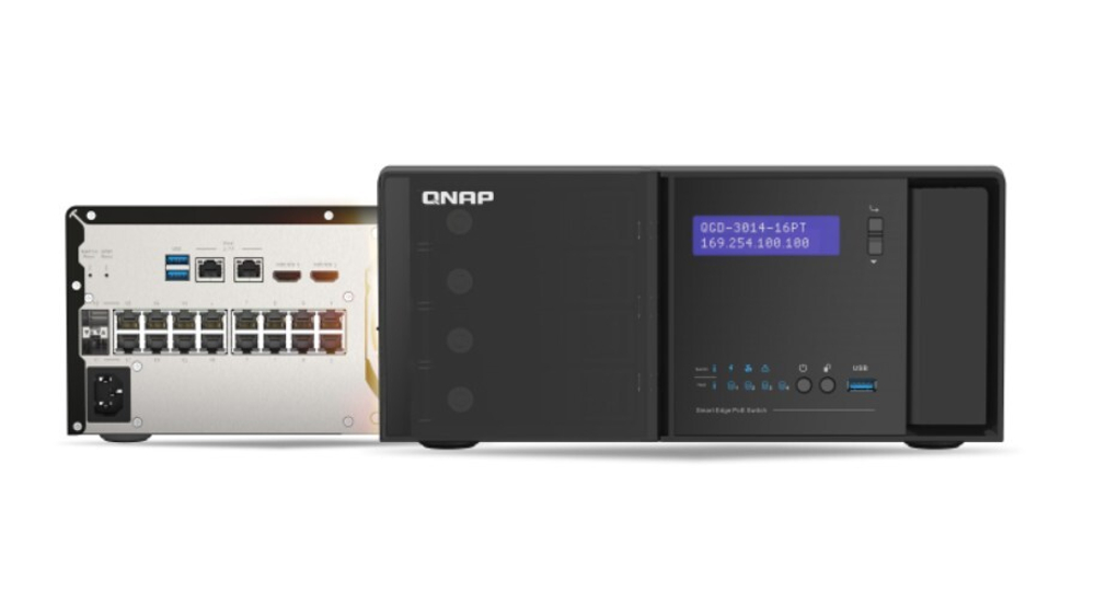 Коммутатор PoE QNAP QGD-3014-16PT-8G