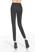 Легинсы с wet-look вставками Adele (Размер: M) (Цвет: черный)