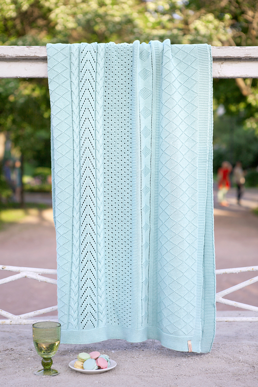 Элитный плед Lux 33 венецианский зеленый от Luxberry Португалия