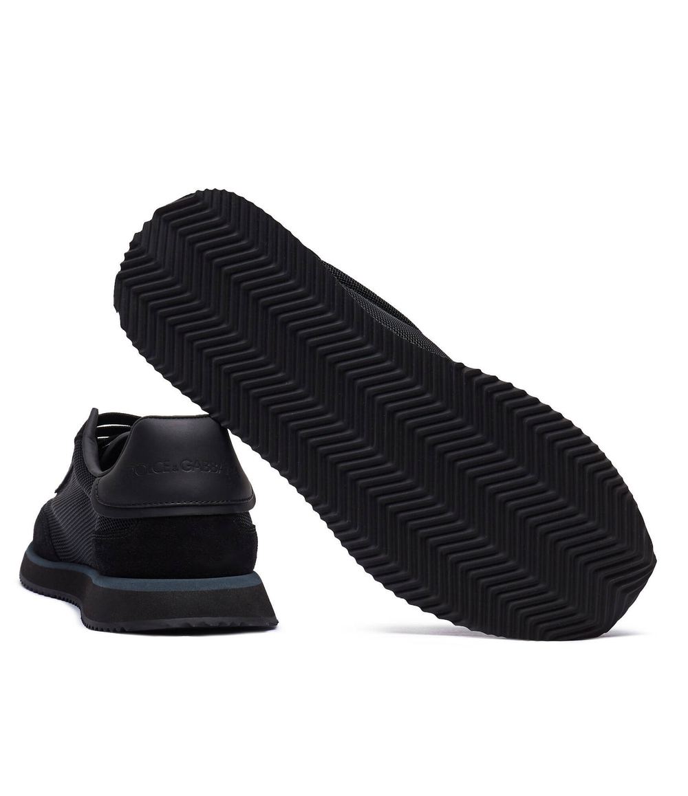 Кожаные кроссовки dg cushion Dolce & Gabbana - черный(CS2288 A5355)