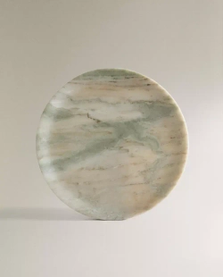 ZARA HOME МРАМОРНЫЙ ПОДНОС ДЛЯ ВАННОЙ, ЗЕЛЕНЫЙ