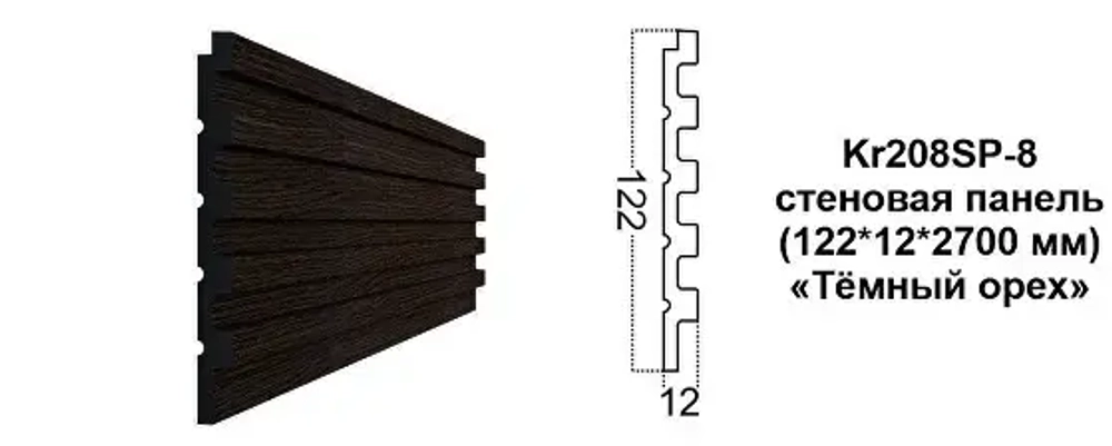 Декоративная панель Kr208SP-8/2.7