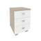 Onix Direct Тумба мобильная O.TM-3 Дуб Аттик/Белый Бриллиант 432*460*611