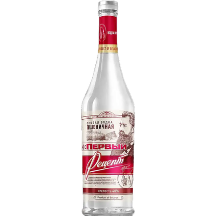 Водка Первый Рецепт Пшеничная 0,5 л