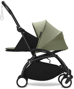 Коляска Stokke YOYO3 Newborn Pack рама чёрная Black 2 в 1 Olive