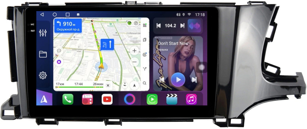 Магнитола для Honda Shuttle 2 2015-2023 - FarCar BM9-9517 монитор 9.5" QLED на Android 14, TS10, 4+32Гб, CarPlay, 4G SIM-слот