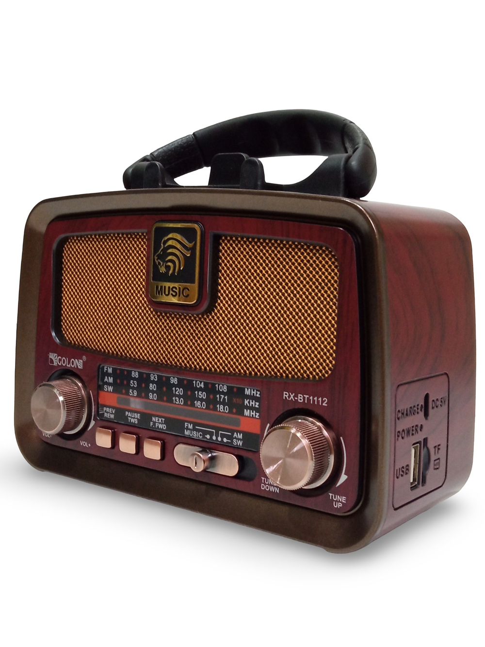 Радиоприемник в стиле ретро с MP3 плеером и Bluetooth RXBT1112BT