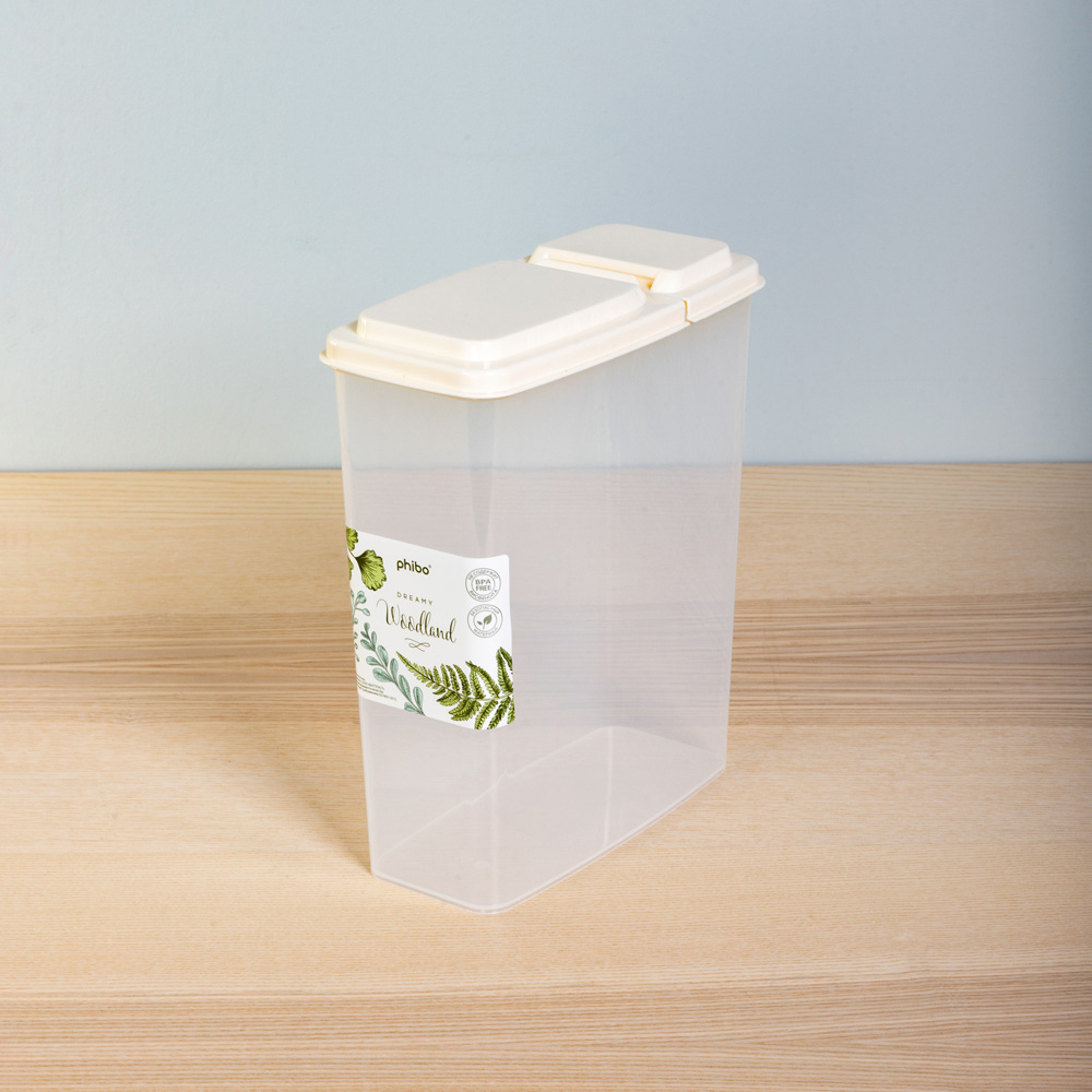 Емкость для сыпучих продуктов 2,3л, в ассортименте