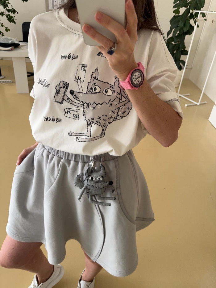 ФУТБОЛКА РЕНА МОЛОЧНЫЙ ВОЛК ЩЕЛК