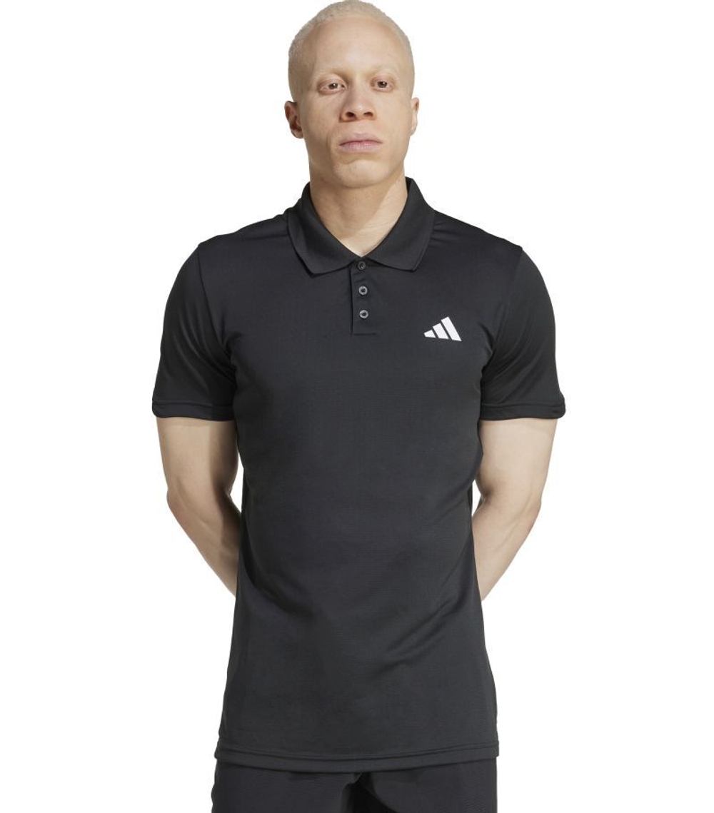 Мужское теннисное поло Adidas Tennis Climacool FreeLift - чёрное