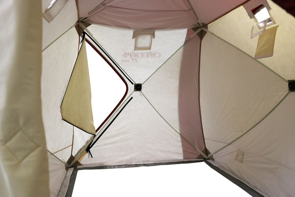 Палатка "Снегирь 2Т long" КОМПАКТ