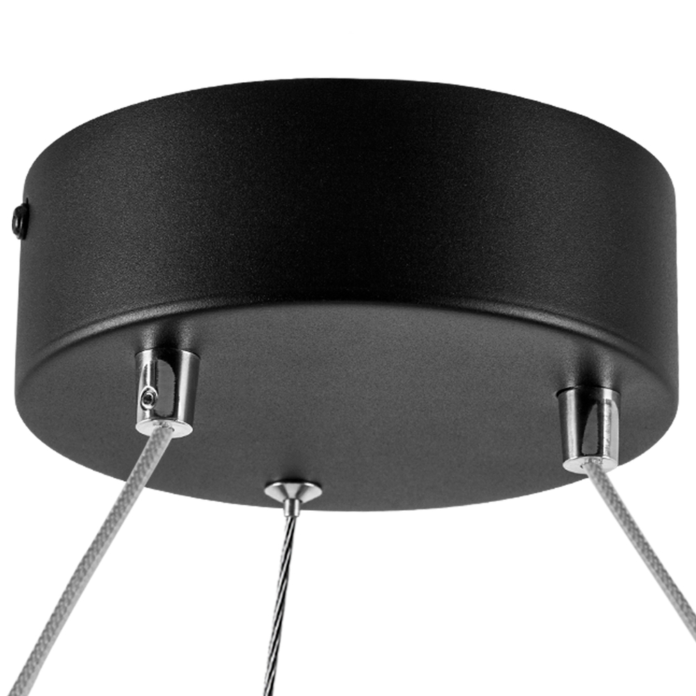 748047 Люстра SATURNO LED 60W 4000LM 70G ЧЕРНЫЙ 3000-6000K