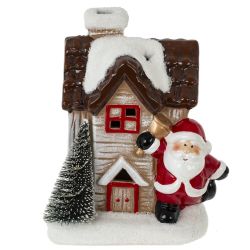 GAEM Фигурка декоративная "Домик" с подсветкой (2хLR44), L13 W9 H15 см