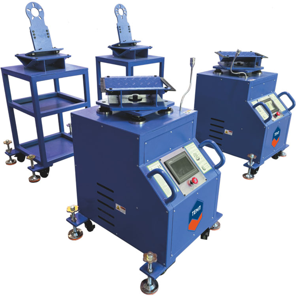 ТЕМП VTS-2 Люфт-детектор для диагностики подвески автомобилей, с поворотной площадкой, сенсорным экраном, грузоподъемность 4500 кг, частота колебаний 460 тактов в минуту, 380 В