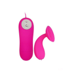 Мощный клиторальный массажер с усиками Pretty Love Brady (12 режимов) (Цвет: фуксия)