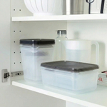 Набор контейнеров 14х14х16 с крышкой для сыпучих продуктов 3 шт, полипропилен