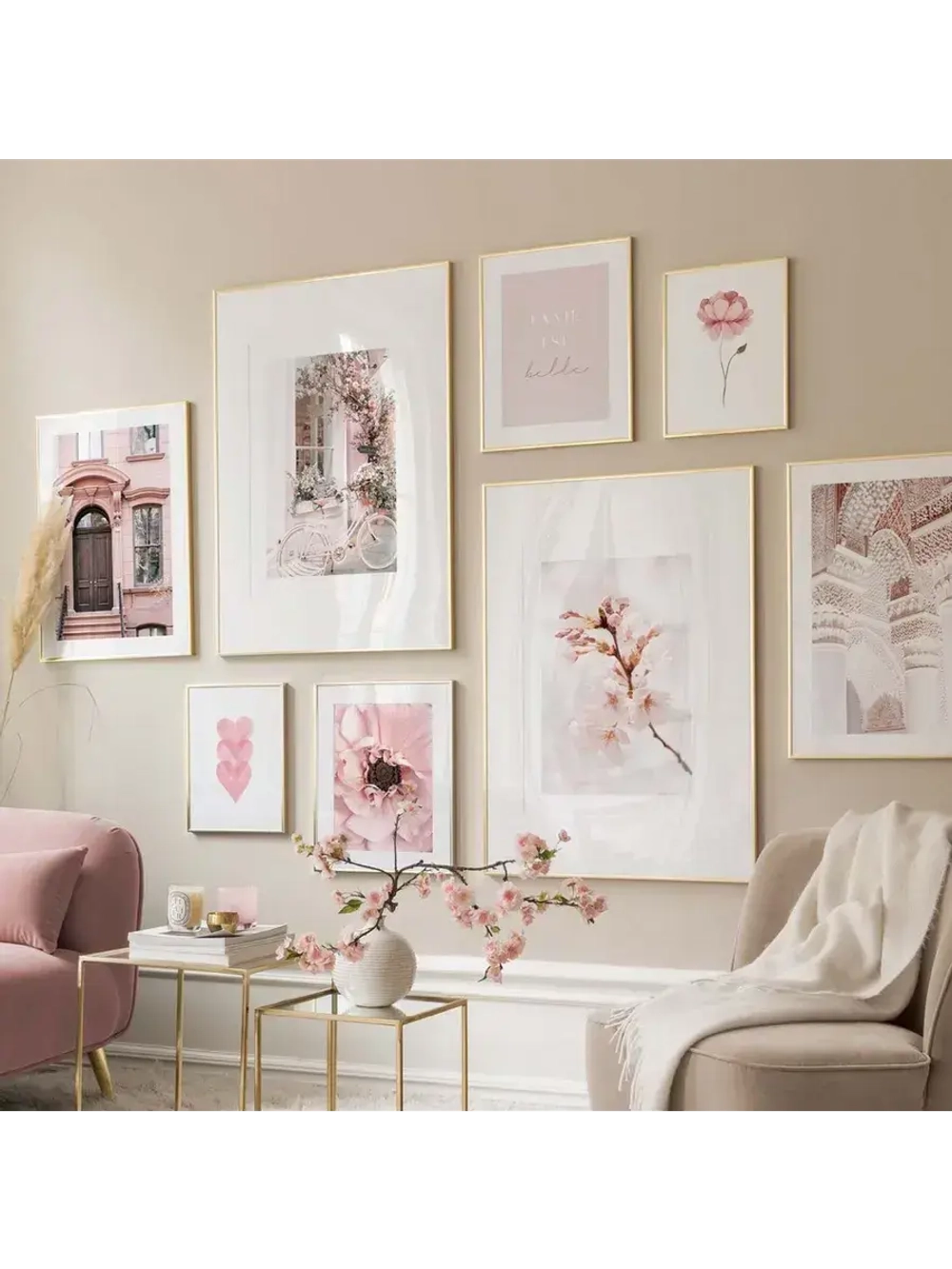 Металлическая фоторамка 45х60 см