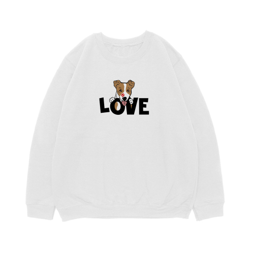 Свитшот "Джек Рассел - Love"