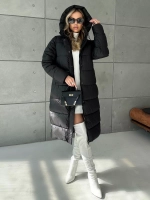 Куртка зимняя длинная с капюшоном