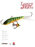 Балансир Lucky John FIN 3 с тройником 40мм/20 блистер