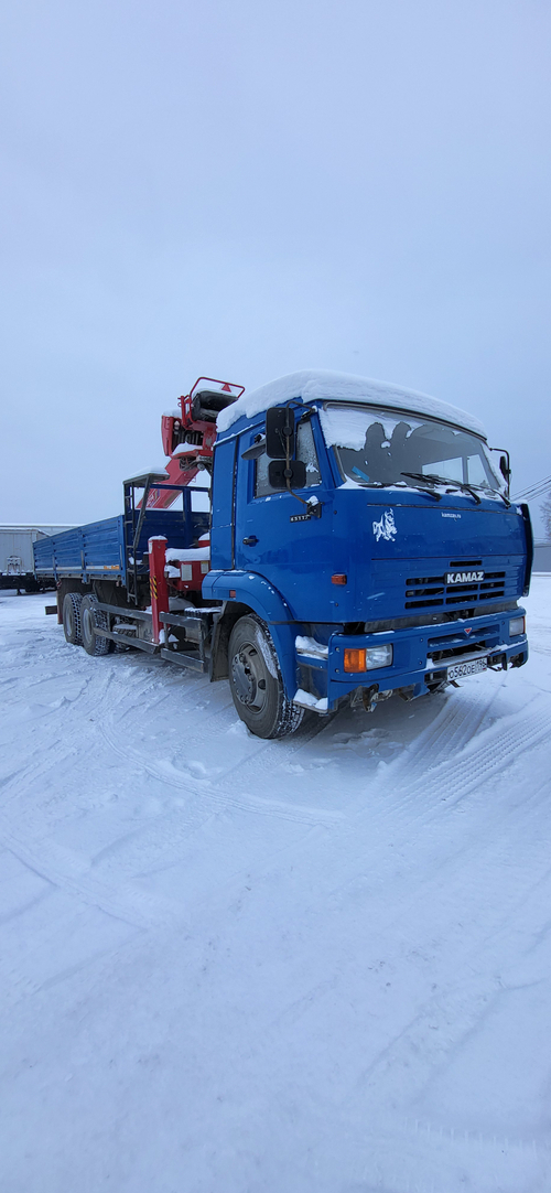 Агропромсервис 4382* на шасси КамАЗ 65117 6x4 Бортовой с КМУ 438210-Е2 (Дизельный, 10,9 л, 245 л.с.,