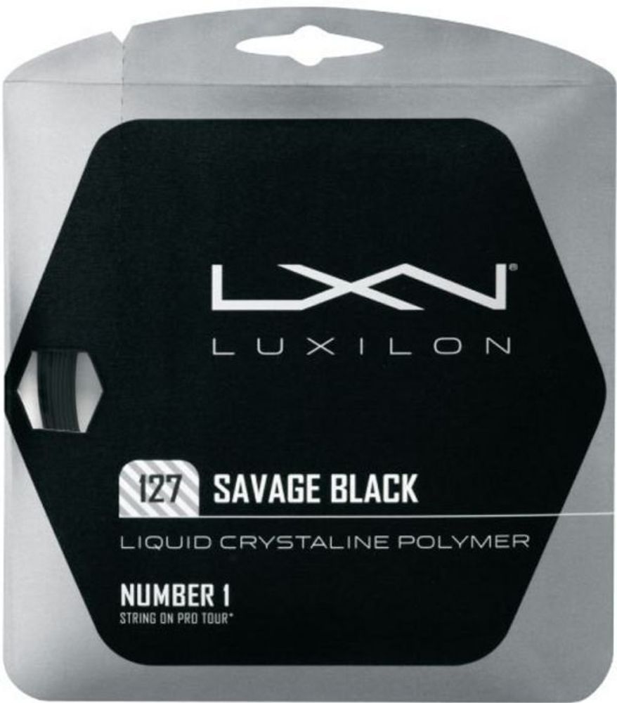 Струны теннисные Luxilon Savage Black 127 (12.2 m)