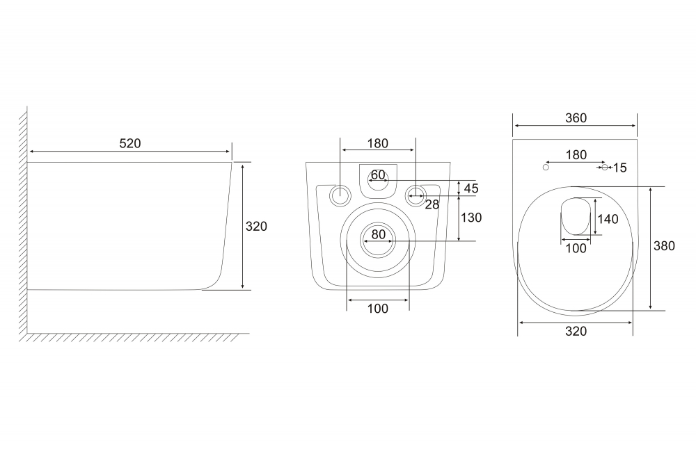 Унитаз ABBER Ultra AC1302 подвесной белый с ультратонким ободком