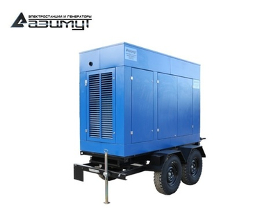 Дизельный генератор Азимут ЭД-120-Т400-1РКМ26 Yuchai на шасси в кожухе