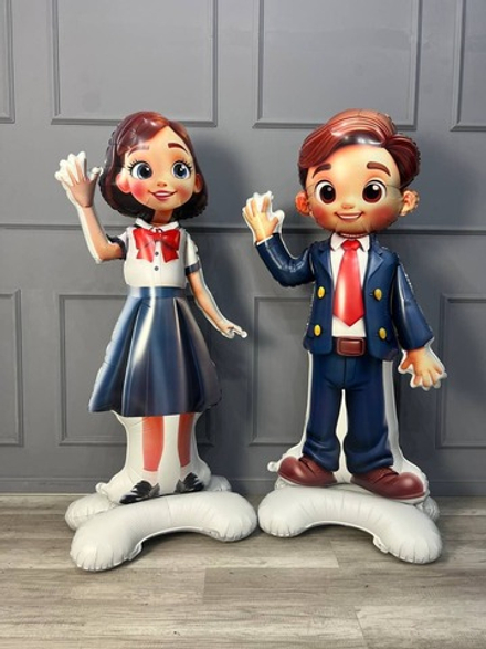 Фигуры-шары Школьники – девочка и мальчик