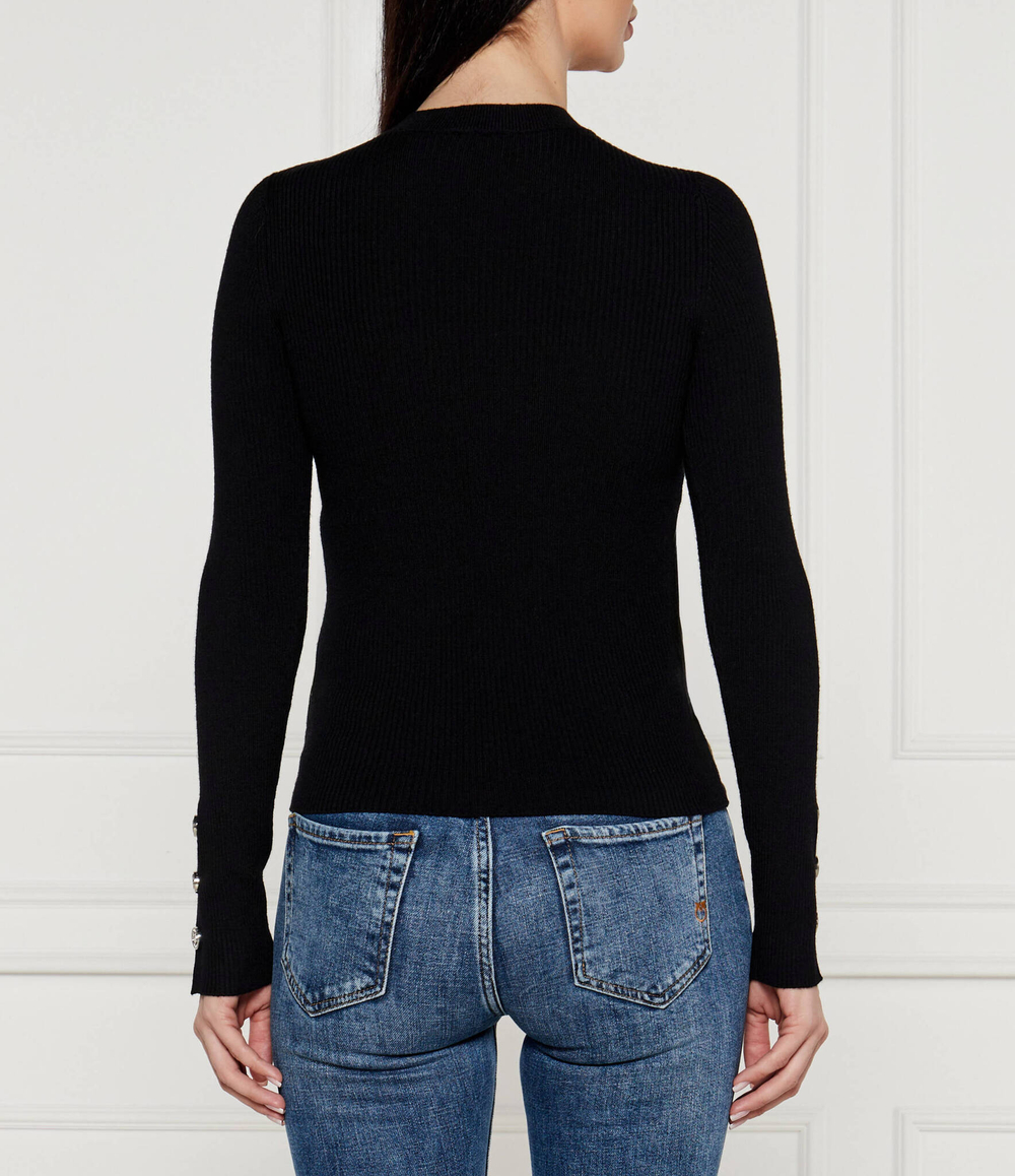 Хлопковый свитер maglia Pinko - черный(104015 A15S)