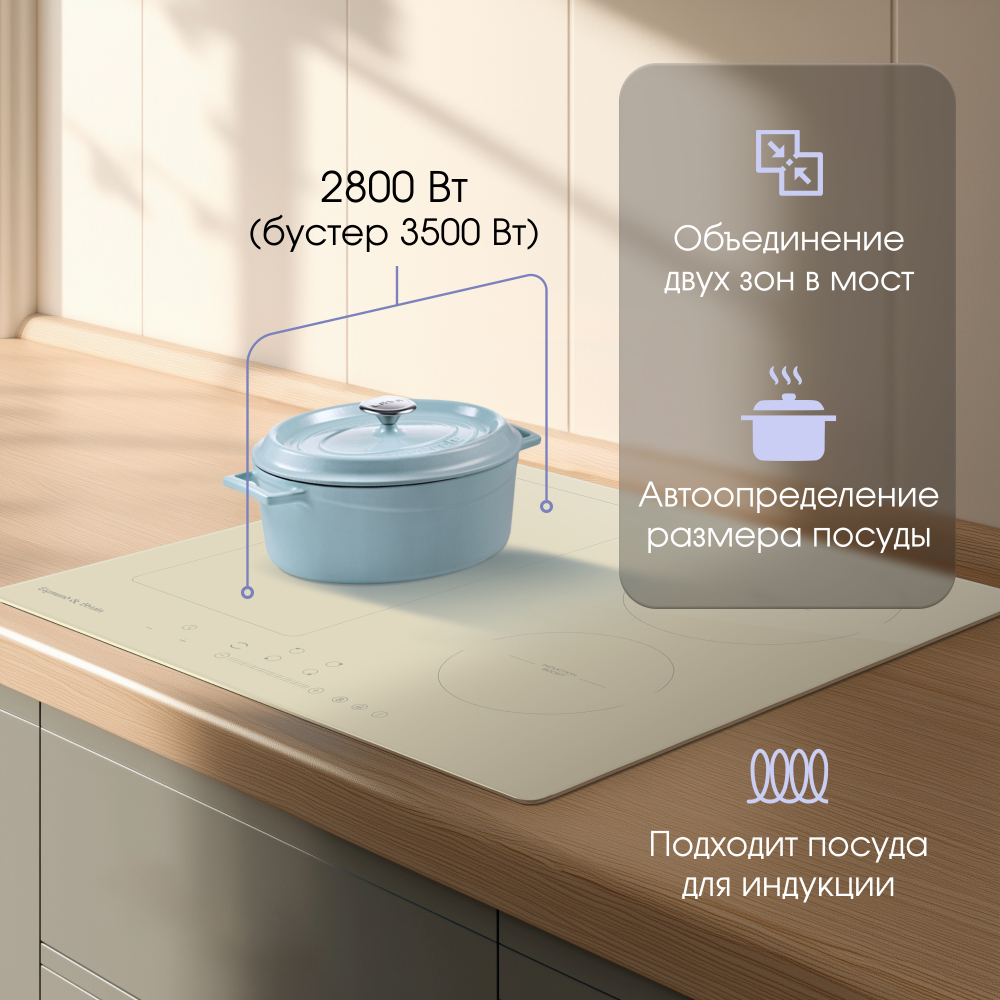 Варочная панель индукционная ZIGMUND & SHTAIN CI 34.6 I