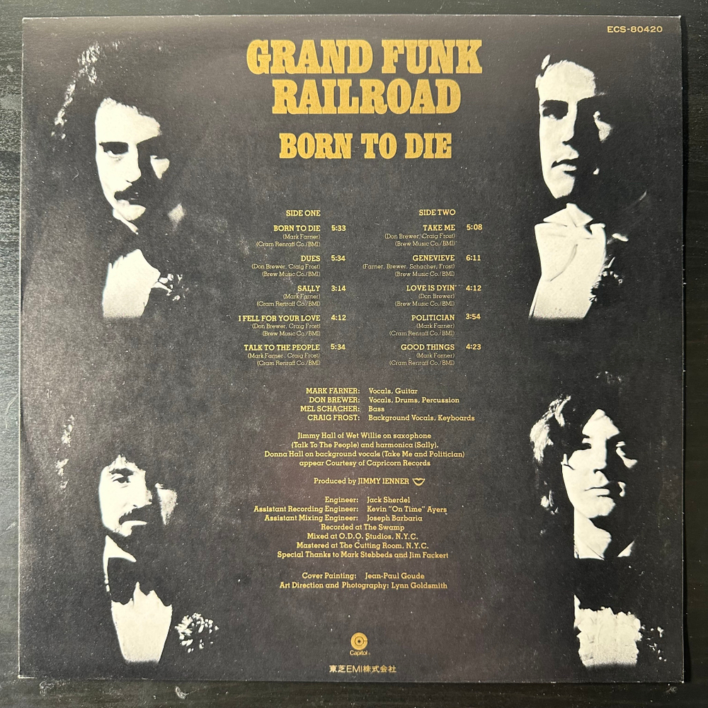 Grand Funk Railroad ‎– Born To Die (Япония 1976г.)