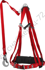 ЗУБР Урал 3 точки крепления ленточный строп с амортизатором, лямочный пояс (11583)