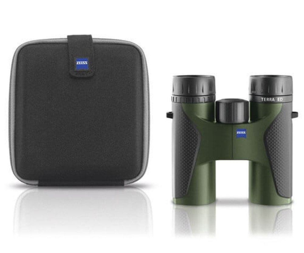 Бинокль Carl Zeiss Terra ED 10x32 чёрно-зелёный - фото 3