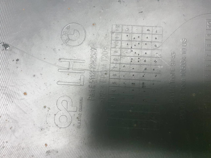 Накладка заднего бампера левая BMW X5 E70 (2010-2013)