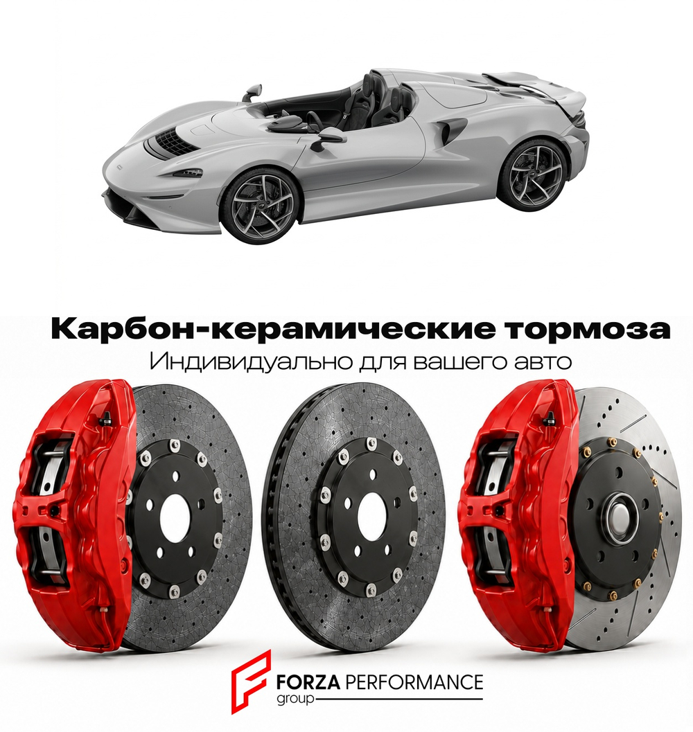 Карбон-керамическая тормозная система для McLaren Elva 2020-2022 Макларен