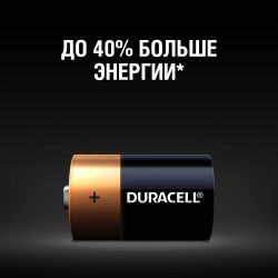 Батарейки Duracell алкалиновые LR14-2BL NEW | Duracell