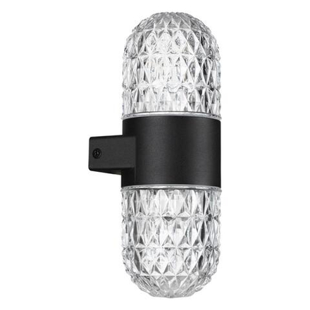 359296 STREET NT24 724 черный Светильник ландшафтный настенный IP65 LED 14W 4000K 175-265V ESTIMA