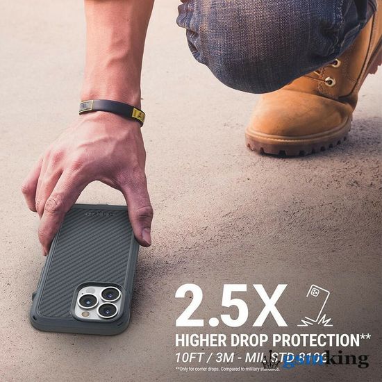Catalyst Vibe Impact Case for iPhone 13 Pro Max Carbon Battleship Gray (Серый)