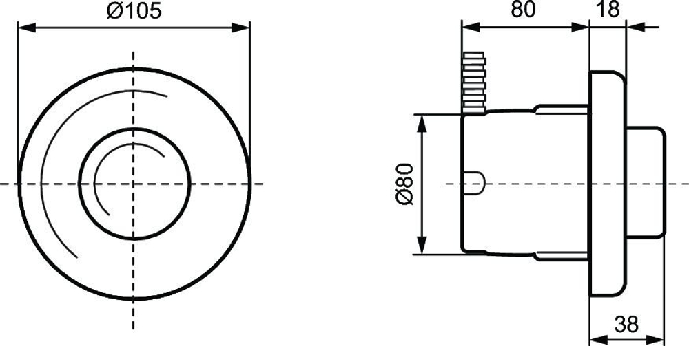 Панель Смыва Ideal Standard PROSYS SEPTA PRO R0184AC