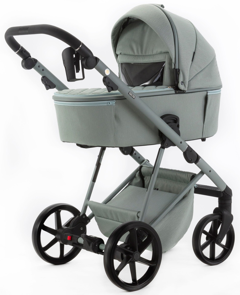 Детская коляска Adamex Delta Natura 3 в 1 DN-8-MINT (МЯТА)